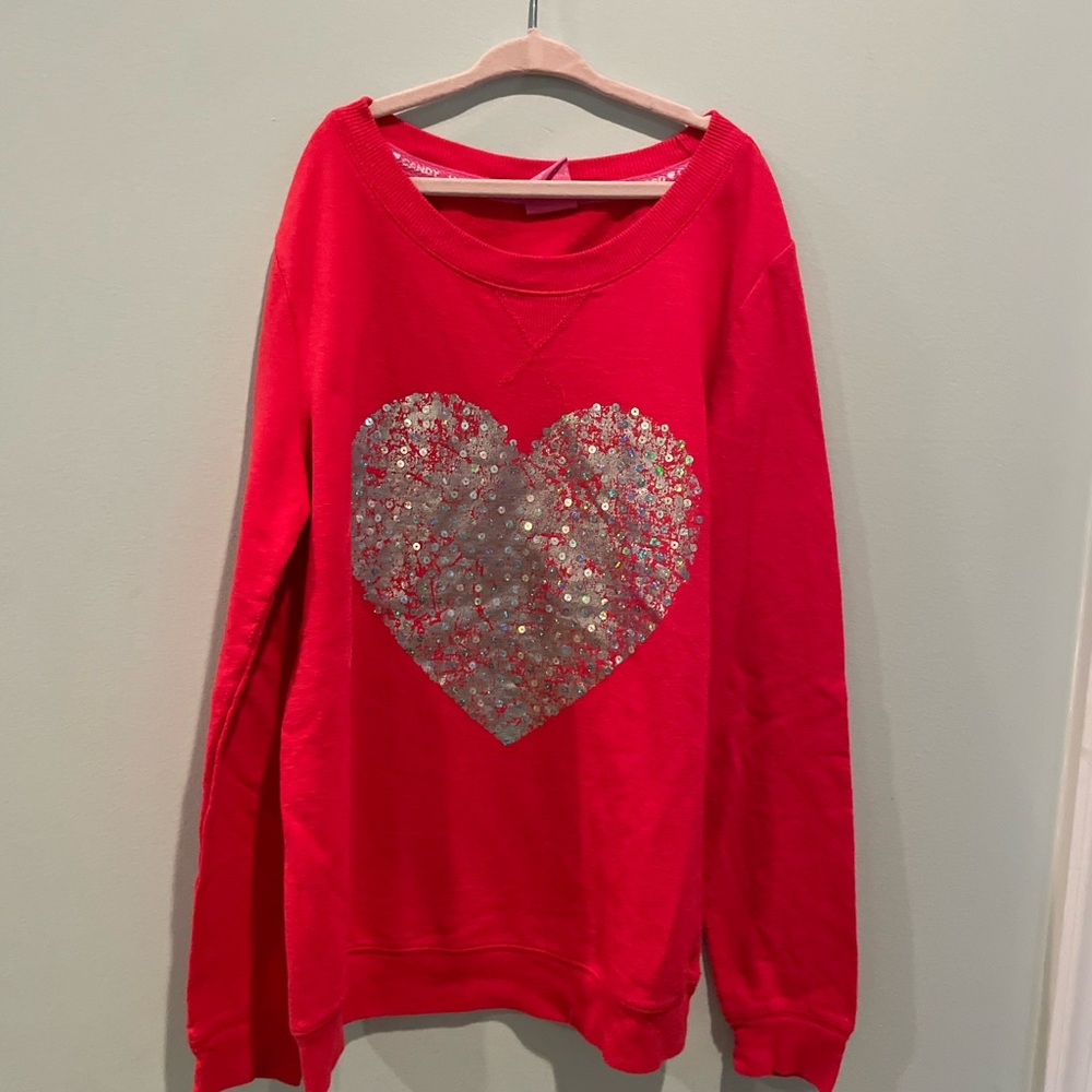 Hard Candy Red Heart Sweater